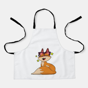 Fox mit Brille Schürze