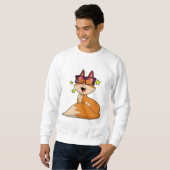Fox mit Brille Sweatshirt (Vorne ganz)