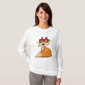Fox mit Brille T-Shirt (Vorne ganz)