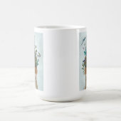 Fox mit Butterfly Bell Jar Kaffeetasse (Mittel)