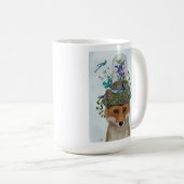 Fox mit Butterfly Bell Jar Kaffeetasse (VorderseiteRechts)