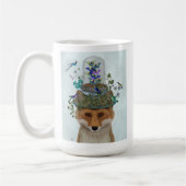 Fox mit Butterfly Bell Jar Kaffeetasse (Links)
