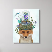Fox mit Butterfly Bell Jar