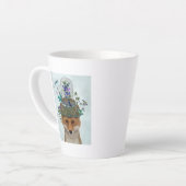 Fox mit Butterfly Bell Jar Milchtasse (Linke Ecke)