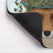 Fox mit Butterfly Bell Jar Mousepad (Ecke)