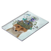 Fox mit Butterfly Bell Jar Notizblock (Linke Seite)