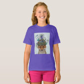Fox mit Butterfly Bell Jar T-Shirt (Vorne ganz)