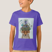 Fox mit Butterfly Bell Jar T-Shirt (Vorderseite)