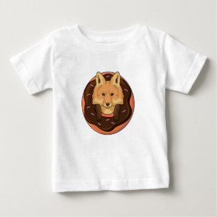 Fox mit Donut Baby T-shirt
