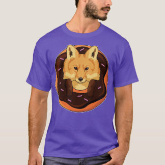 Fox mit Donut T-Shirt