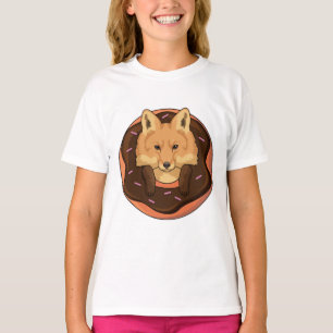 Fox mit Donut T-Shirt