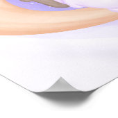 Fox mit einem Hauch Poster (Ecke)