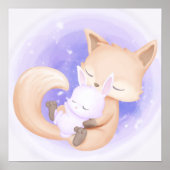 Fox mit einem Hauch Poster (Vorne)