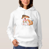 Fox mit Erdbeereis Hoodie (Vorderseite)
