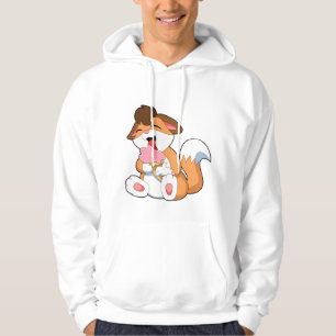 Fox mit Erdbeereis Hoodie