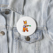 Fox mit Handtuch und Brush Button (Beispiel)