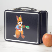 Fox mit Handtuch und Brush Metall Brotdose (Beispiel)