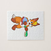 Fox mit Handtuch und Brush Puzzle (Horizontal)