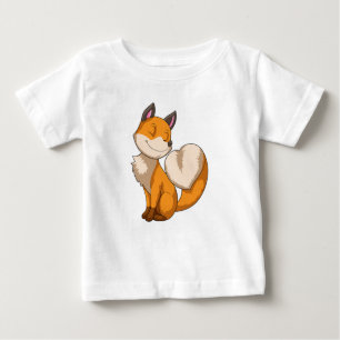 Fox mit Herz Baby T-shirt