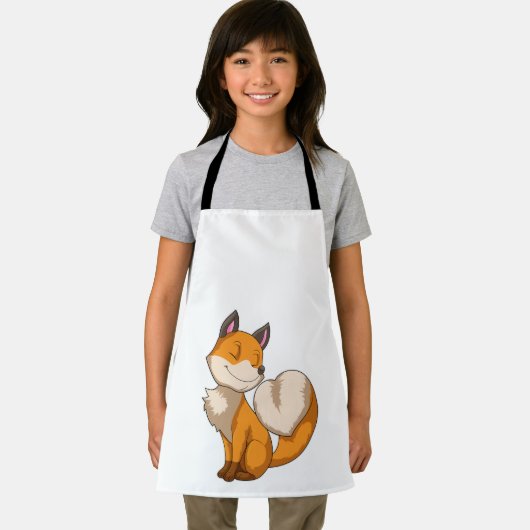 Fox mit Herz Schürze (Insitu)