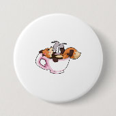 Fox mit Kaffee-Cup Button (Vorderseite)