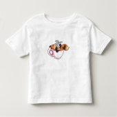 Fox mit Kaffee-Cup Kleinkind T-shirt (Vorderseite)