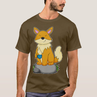 Fox mit Kaffeetasse 1 T-Shirt