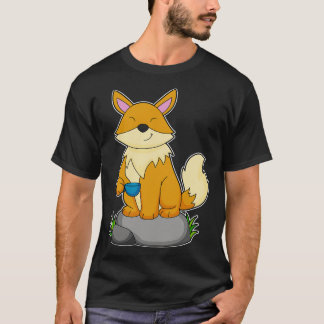 Fox mit Kaffeetasse 2 T-Shirt