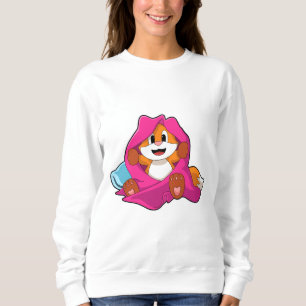 Fox mit Kissen und Decken Sweatshirt