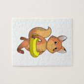 Fox mit Lifebuoy Puzzle (Horizontal)