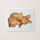 Fox mit Lollipop Puzzle (Horizontal)