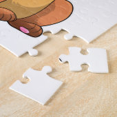 Fox mit Lollipop Puzzle (Seite)