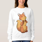 Fox mit Lollipop Sweatshirt (Vorderseite)