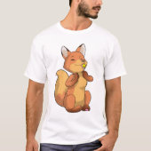 Fox mit Lollipop T-Shirt (Vorderseite)