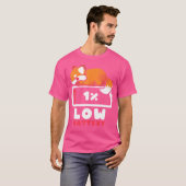 Fox mit niedrigem Akku T-Shirt (Vorne ganz)