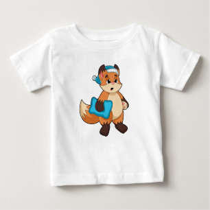 Fox mit Nightcap Baby T-shirt