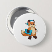 Fox mit Nightcap Button (Vorne & Hinten)