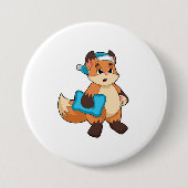 Fox mit Nightcap Button (Vorderseite)