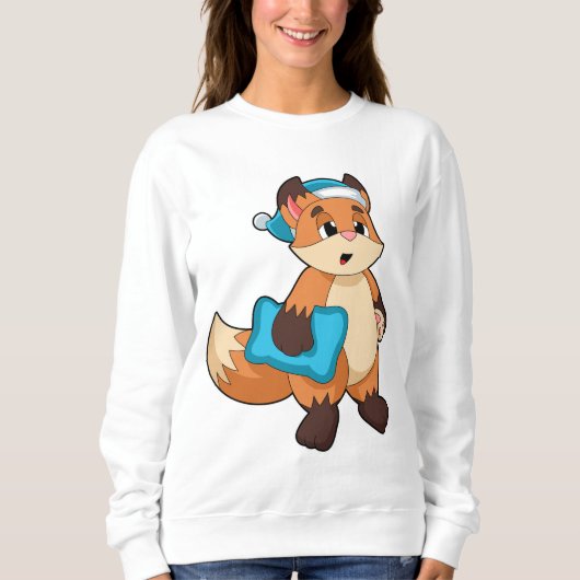 Fox mit Nightcap Sweatshirt (Vorderseite)