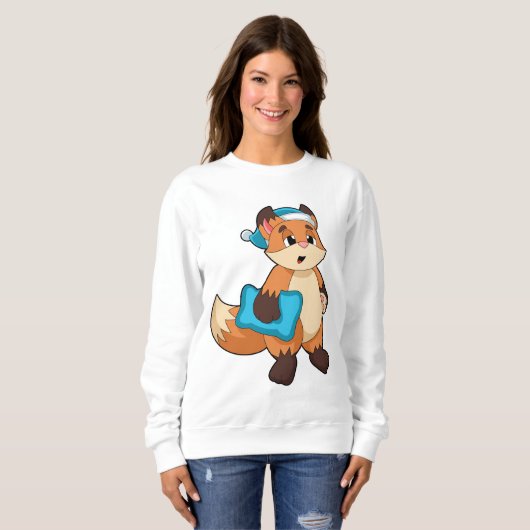 Fox mit Nightcap Sweatshirt (Vorne ganz)