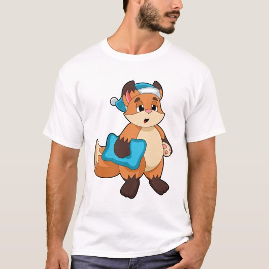 Fox mit Nightcap T-Shirt (Vorderseite)