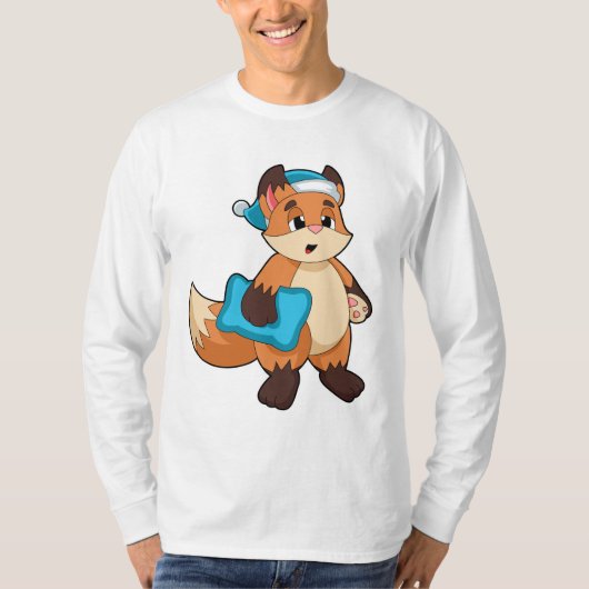 Fox mit Nightcap T-Shirt (Vorderseite)
