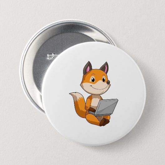 Fox mit Notebook Button (Vorne & Hinten)