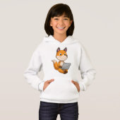 Fox mit Notebook Hoodie (Vorne ganz)