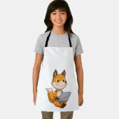 Fox mit Notebook Schürze (Insitu)