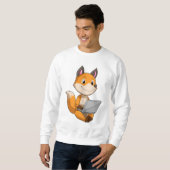 Fox mit Notebook Sweatshirt (Vorne ganz)