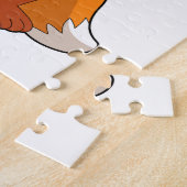 Fox mit Pizza Puzzle (Seite)