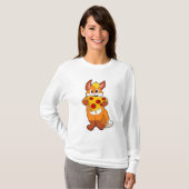 Fox mit Pizza T-Shirt (Vorne ganz)