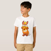 Fox mit Pizza T-Shirt (Vorne ganz)