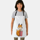 Fox mit Popcorn Schürze (Insitu)